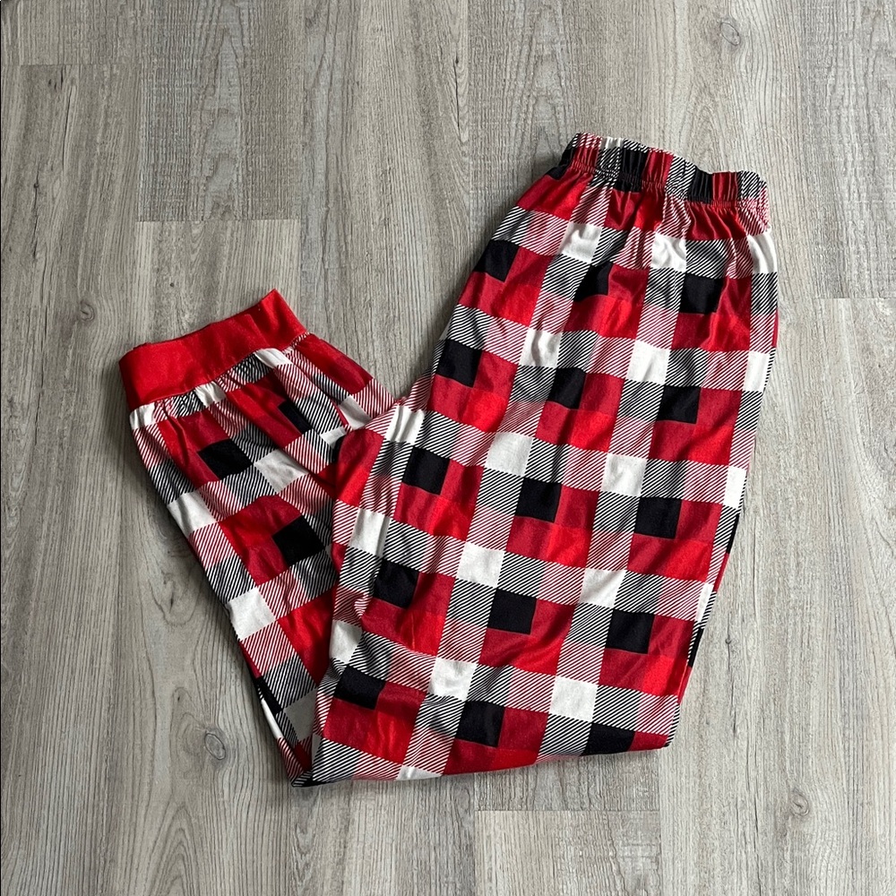 Plaid Pajamas - Red and Black Light Weight